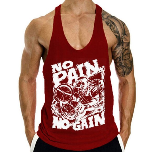 Men's Tank Top for Gym singlets fitness Workout - Picture 8 of 8